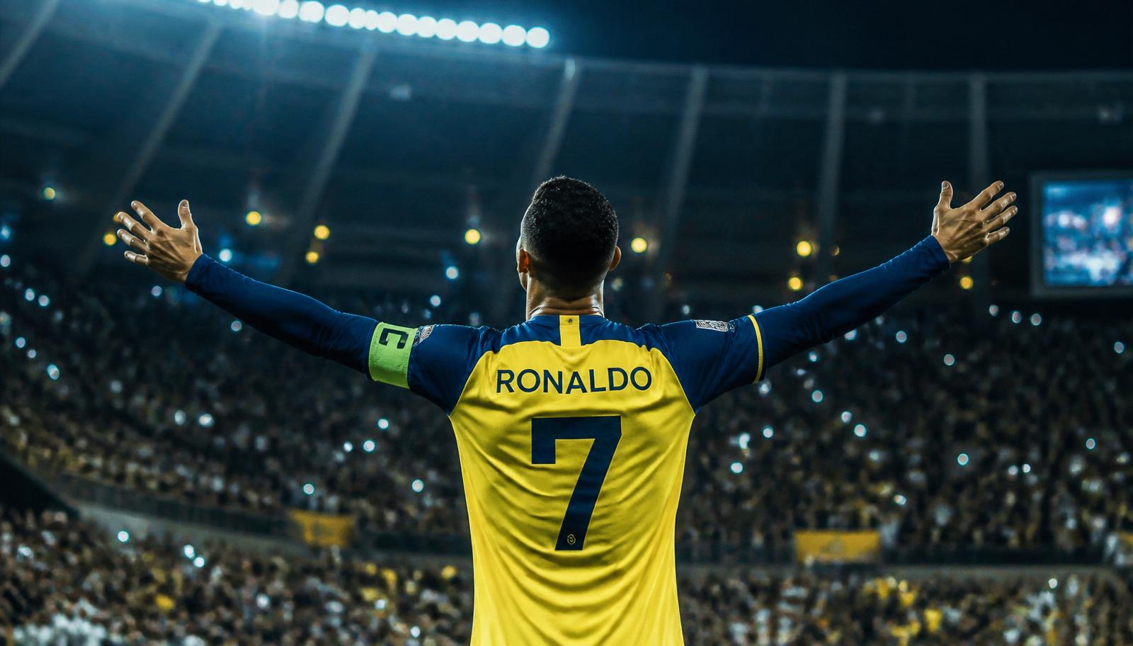 Smartphone showing an Instagram profile with 671 million followers — Cristiano Ronaldo's digital empire